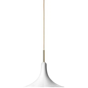 Photo of Petalii 1 Pendant Small White/polished Brass