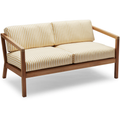 Thumbnail photo of Virkelyst Sofa, Teak, Fossflakes Padding, Outdoor Textile /
