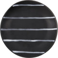 Thumbnail photo of Line plates black/brown set of 6 pcs