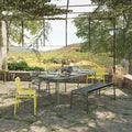 Thumbnail photo of Week-end, Medium Rectangular Table, Blue - Garden Table - Studio Brichet-ziegler - Blue - Metal