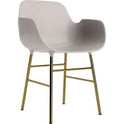 Form Armchair Brass