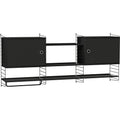 Thumbnail photo of String Wall Rack 75x30, Black, 2-pack - Shelving - Nils Strinning - Black - Metal