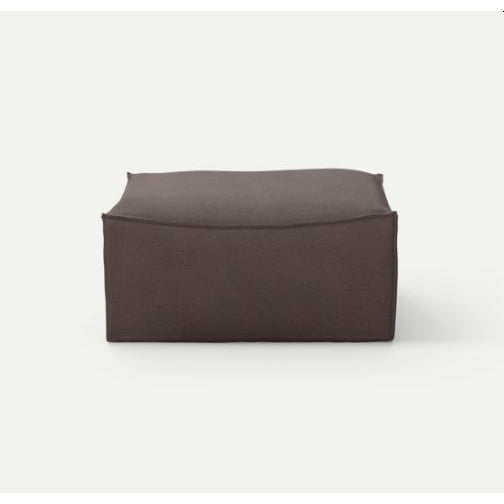 Photo of Catena Pouf Square - Hot Madison - Brown