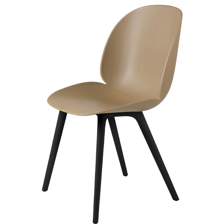 Beetle Dining Chair, Un-Upholstered, Plastic Base