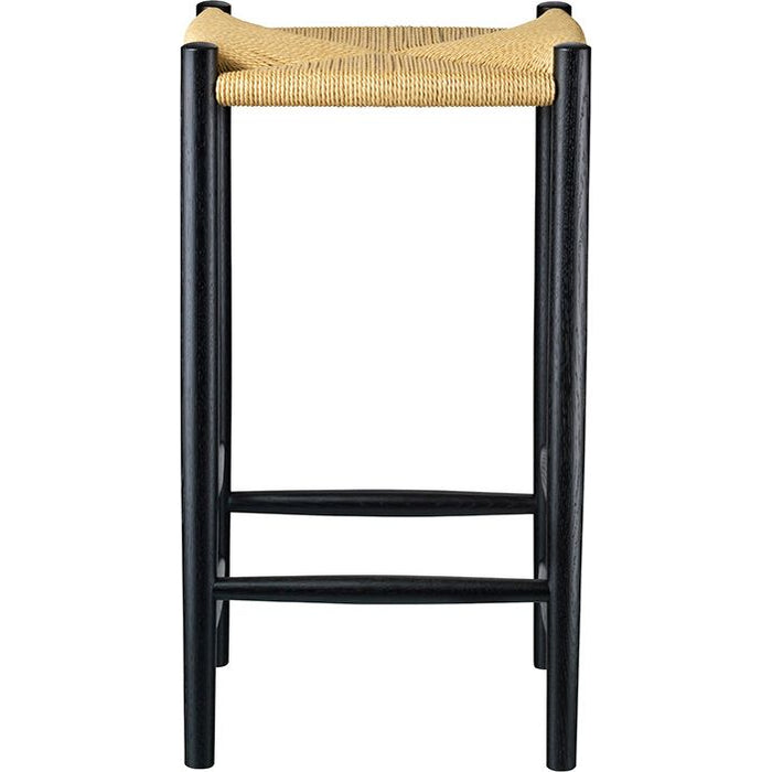 Photo of J164c Counter Squared Bar Stool Oak