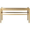 Thumbnail photo of J163 Piano Bench Oak Black Painted-nature