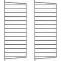 Thumbnail photo of String Wall Rack 75x30, Black, 2-pack - Shelving - Nils Strinning - Black - Metal