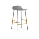 Form Bar Stool 65 Cm Brass