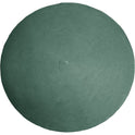 Circle Rug Round Dark Green
