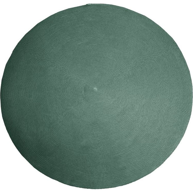 Photo of Circle Rug Round Dark Green