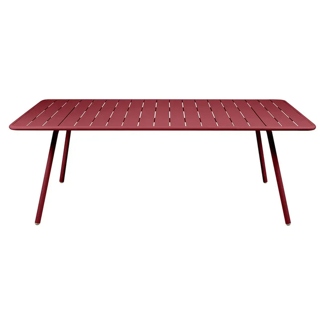 Photo of Luxembourg Table 207x100 cm Chile 43 - Outdoor Dining Table - Red - Metal