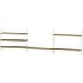 Thumbnail photo of String Pocket, Oak/white - Wall shelves - Nils Strinning - Wood-coloured, white - Metal/wood