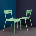 Thumbnail photo of Luxembourg Chair, Clay Grey - Garden Chairs - Frédéric Sofia - Green, Grey - Metal