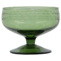Thumbnail photo of Vintage Dessert Dishes Green Set of 6 Pieces