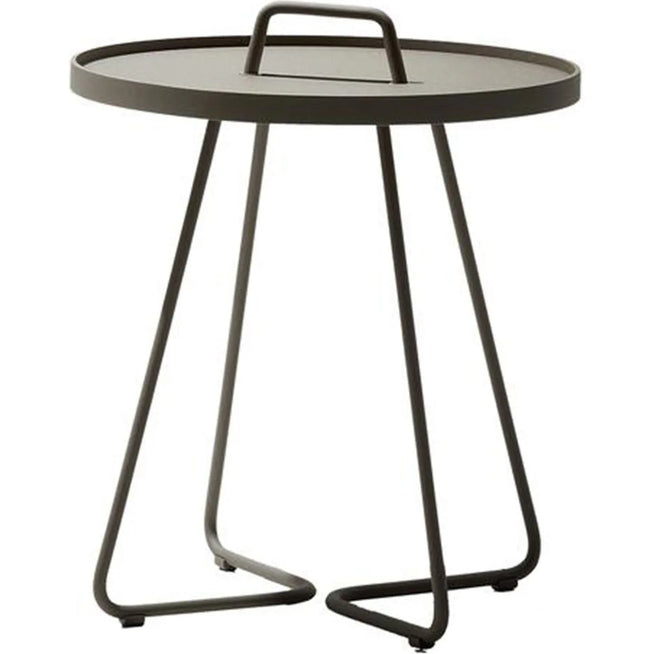 Photo of On-the-move Side Table - Taupe - Large - Ø: 52 X H: 60 Cm