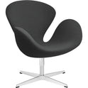 3320 Swan Lounge Chair - Satin Polished Steel Stand