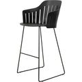 Thumbnail photo of Choice Barstol - Udendørs - Barstol - Frame: Black Stainless Steel / Seat: Black - W59 X D53 X H42 Cm
