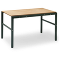Thumbnail photo of Reform Table, Teak, Aluminium / Hunter Green - Garden table - Louise Hederström - Green - Metal/wood