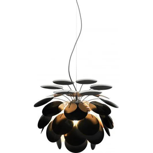 Photo of Discoco 68 Pendant Light - Black, Gold - Pendant Lights - Christophe Mathieu - Black
