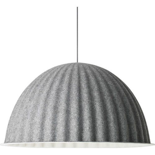 Photo of Under The Bell Pendant Lamp, Grey Ø82 - Pendant Lamps - Iskos-berlin - Grey
