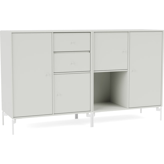 Photo of Couple Sideboard - Nordic / Snow Legs - Sideboards - Peter J. Lassen - Grå - Mdf