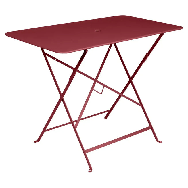 Photo of Bistro Table 97x57 cm Chili 43 - Garden Table - Red - Metal