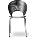Thumbnail photo of Trinidad 3398 Chair Ash Black Stain, Chrome Legs