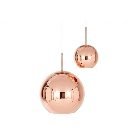 Copper Round LED Pendant Lamp