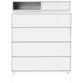 Thumbnail photo of Keep Chest Of Drawers - New White / Snow Legs - Dressers - Wood