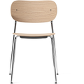Thumbnail photo of Co Chair - Chrome - Natural Oak - Matstolar - Norm Architects - Metall/trä