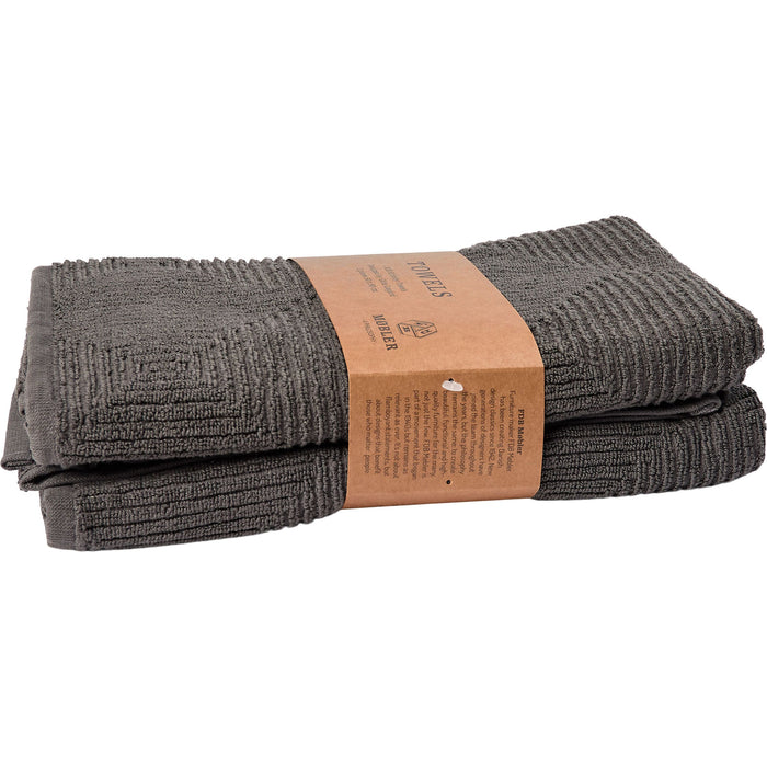 Photo of Towel, Kirkeby Grey - 90 x 50 cm Towels