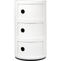 Thumbnail photo of Modular 4967 White 3 Compartments - Hurtsar - Anna Castelli Ferrieri - Vit - Plast