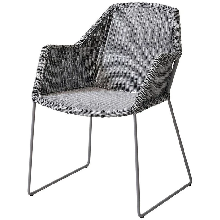 Photo of Breeze Stol 5467 Li/ls/lw  - Havestol - Lysegrå - B: 60 X D: 62 X H: 83 X Sh: 45 Cm