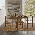 Thumbnail photo of C44 Reversible Dining Table 80x80 cm - Beige/Black Laminate