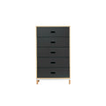 Thumbnail photo of Kabino Dresser - Chest of drawers - White / 5 drawers - L: 74.2 x D: 41 x H: 127 cm