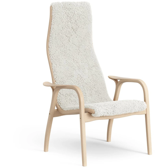 Lamini Children's Arm Chair Laquered Beech/sheep Skin