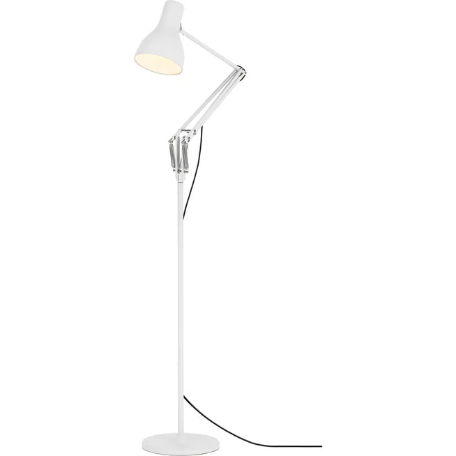 Photo of Type 75 Floor Lamp Jasmine White - Reading Lamps - Sir Kenneth Grange - White