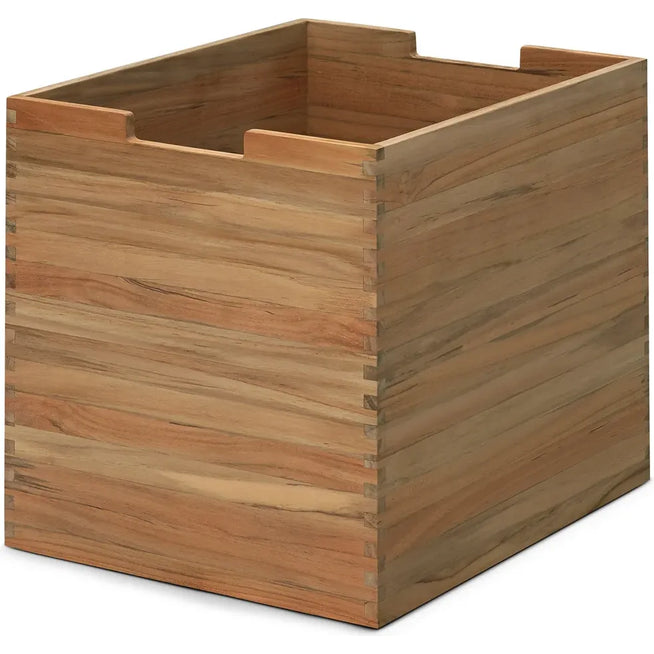 Photo of Cutter High Teak - Small Storage - Niels Hvass - Wood-coloured