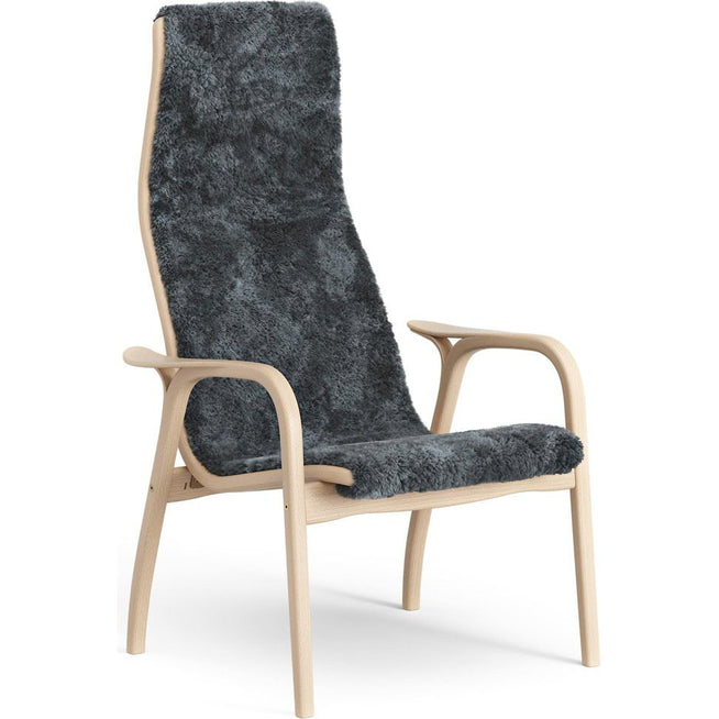 Photo of Lamino Arm Chair Laquered Beech/sheep Skin