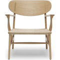 Thumbnail photo of Carl Hansen - Ch22, Oiled Oak, Chord Black - Armchairs - Hans J. Wegner - Wood-coloured - Natural material/wood