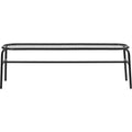Thumbnail photo of Vig Bench - Havebænk - Black - L150 X W50 X H46 Cm
