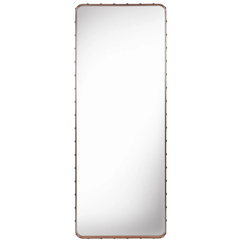 Adnet Rectangular Mirror Brown