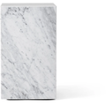 Plinth Tall White Marble - Småbord & Sidobord - Norm Architects - Vit - Sten