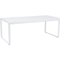 Bellevie Table 196 X 90 Cm Cotton White - Matbord Utomhus - Pagnon & Pelhaître - Vit - Metall