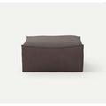 Thumbnail photo of Catena Pouf Square - Hot Madison - Brown