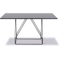 Thumbnail photo of Jg Table 6569 By Jørgen Gammelgaard - Spisebord - Black Linoleum W/black Oak / Black Powder Coated Steel - W140 X D140 X H72 Cm