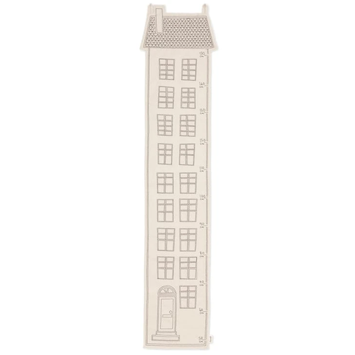 Photo of Abode Growth Chart - Vægtæppe - Abode Growth Chart - Undyed Off-white - W28 X D1 X H120 Cm