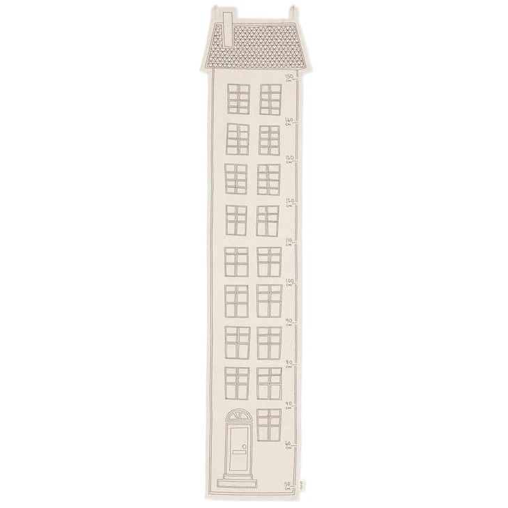 Abode Growth Chart - Vægtæppe - Abode Growth Chart - Undyed Off-white - W28 X D1 X H120 Cm