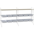 Thumbnail photo of String Floorboard 85, White, 2-pack - Shelving - Nils Strinning - White - Metal
