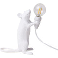 Thumbnail photo of Mouse Lamp Portrait - White